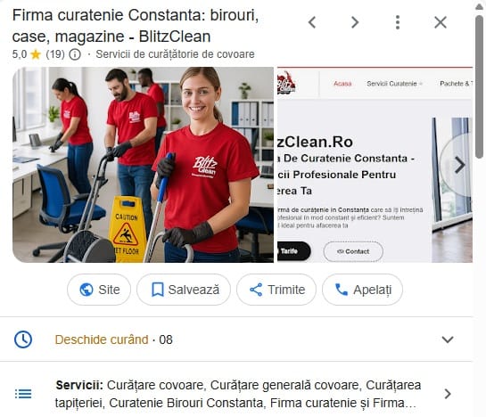 firma curatenie Constanta Blitzclean - curatenie comerciala
