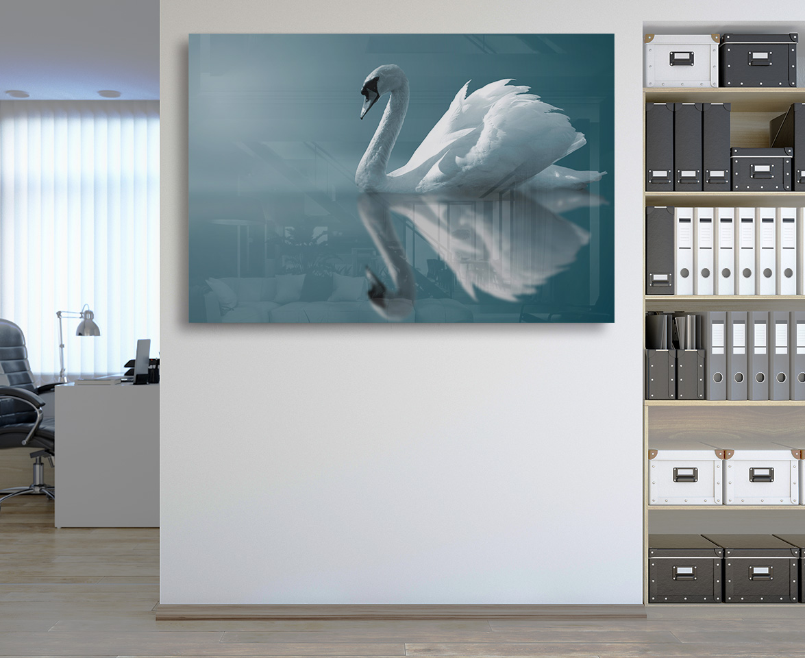 Sticla - Mirror Swan - imagine 3