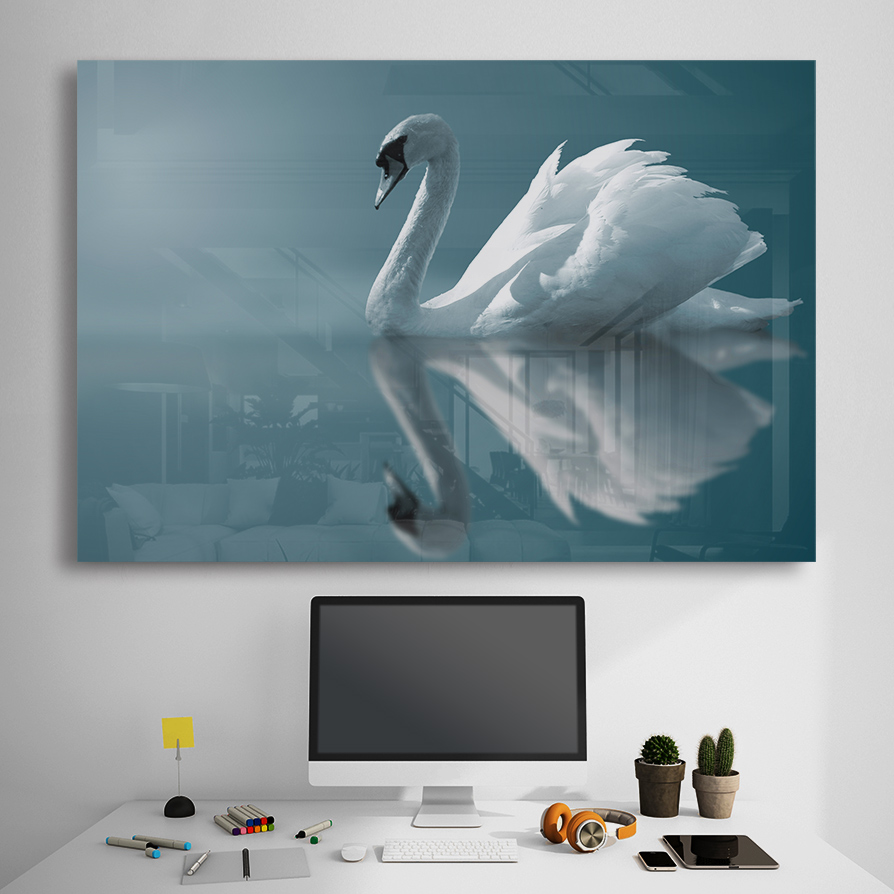 Sticla - Mirror Swan - imagine 5