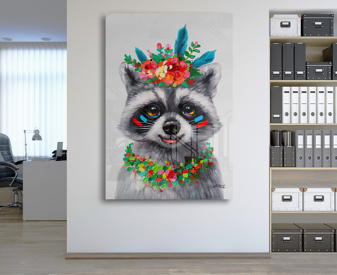 Sticla - Smiley Racoon - imagine 2