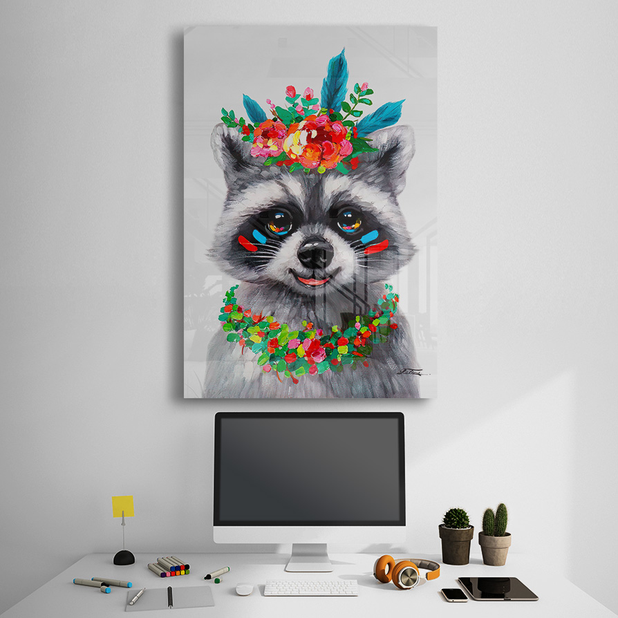 Sticla - Smiley Racoon - imagine 3
