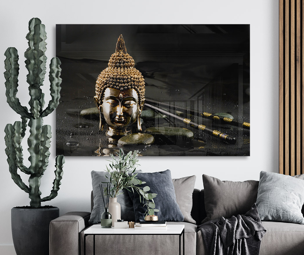 Sticla - Gold Buddha - imagine 2