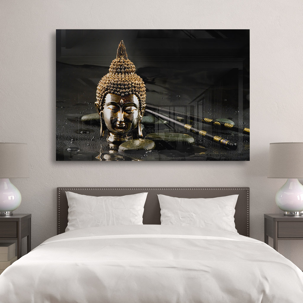 Sticla - Gold Buddha - imagine 5