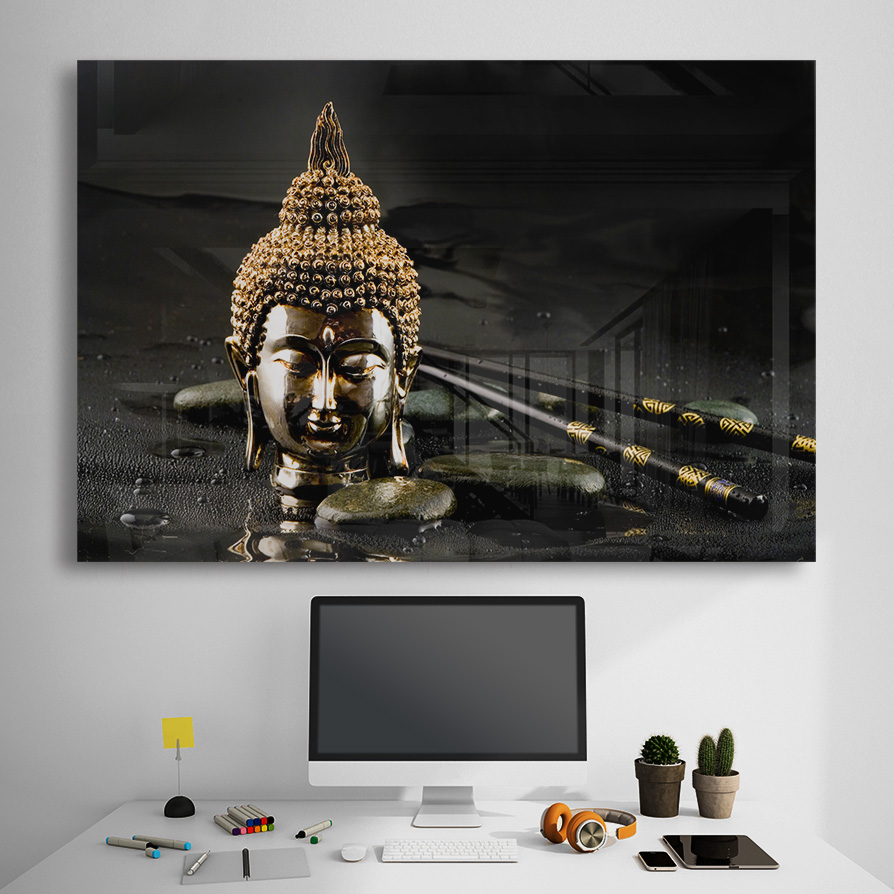 Sticla - Gold Buddha - imagine 3