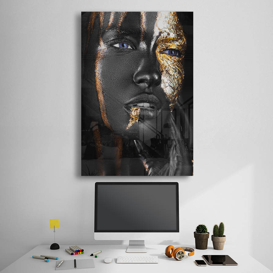 Sticla - Gold Look - imagine 2