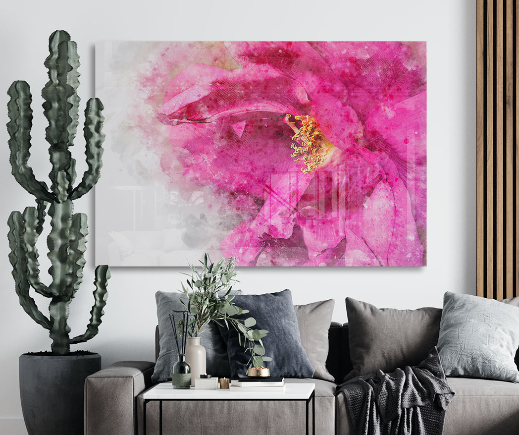 Sticla - Pink Watercolor - imagine 2
