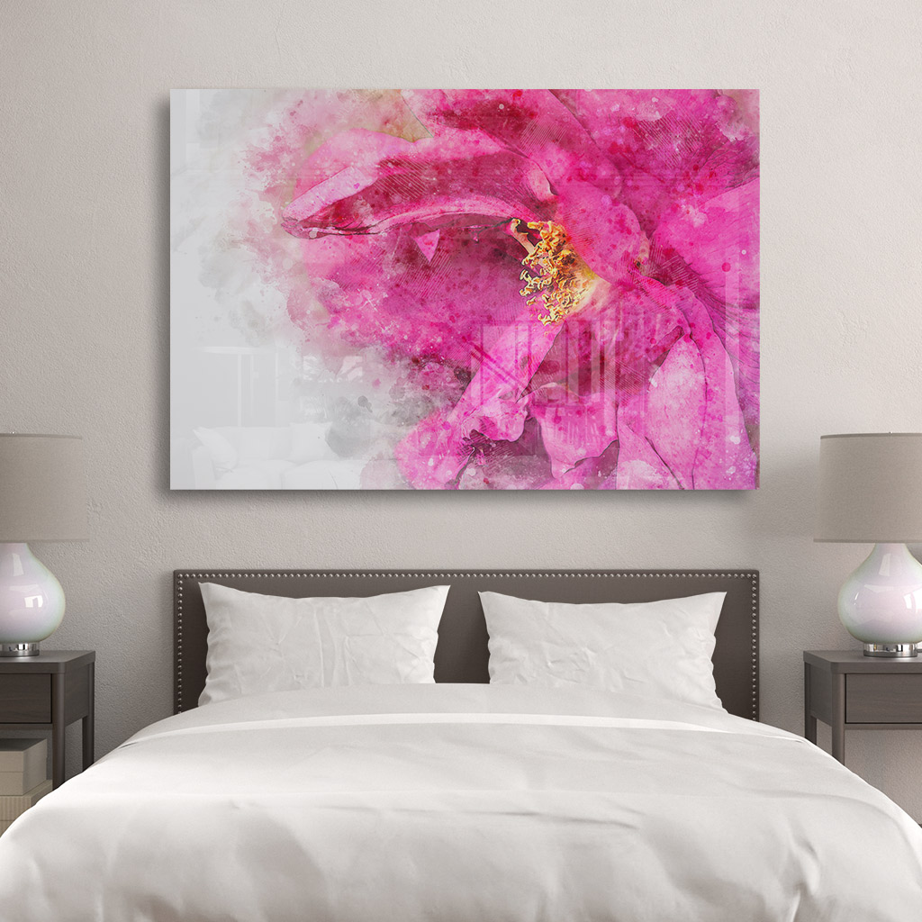 Sticla - Pink Watercolor - imagine 5