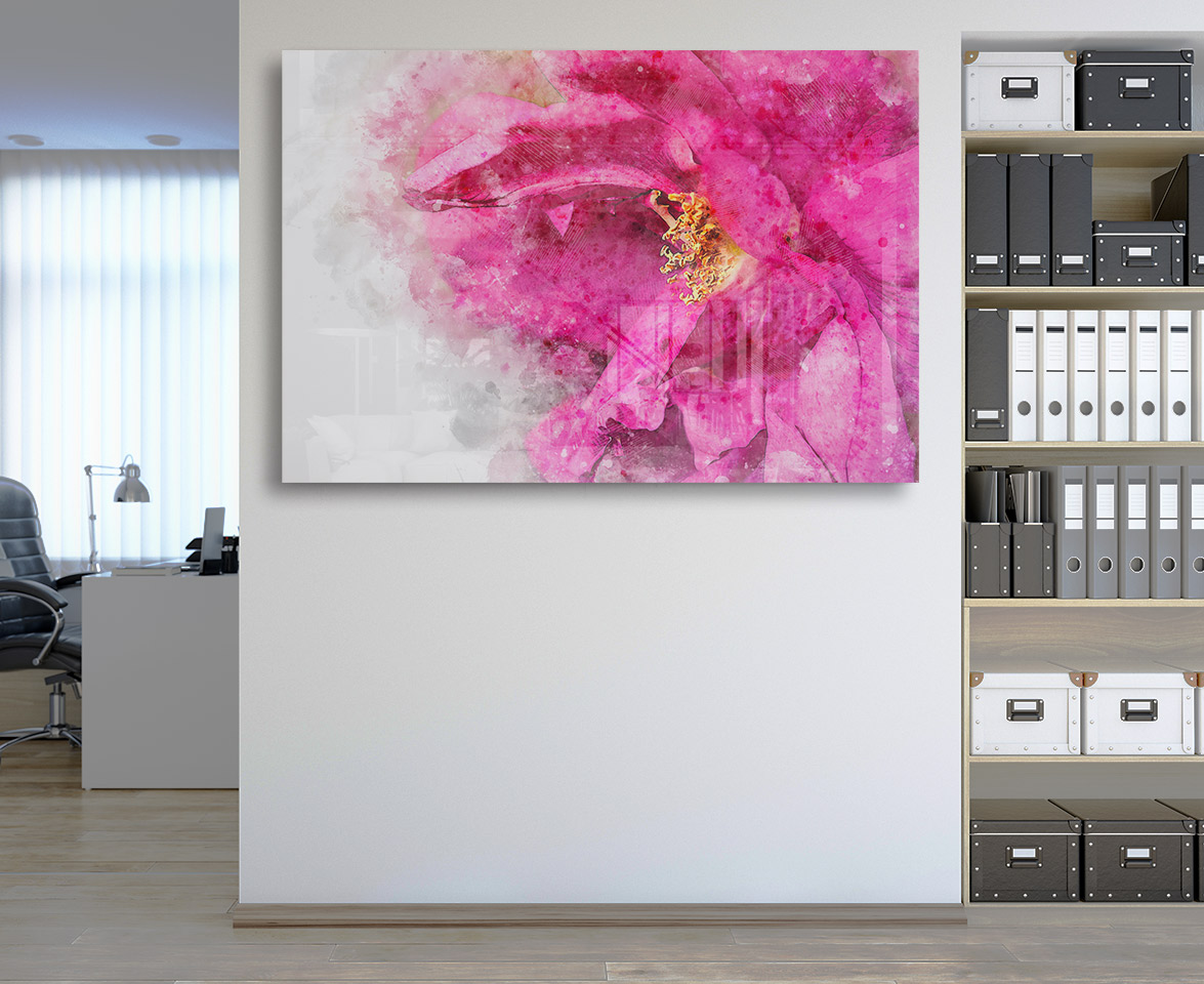 Sticla - Pink Watercolor - imagine 4