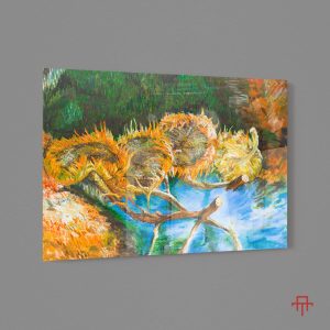 Sticla - Van Gogh Sunflowers